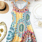 🎁2026 New Arrivals 50% OFF💥Casual Sleeveless A-Line Printed Summer Dress