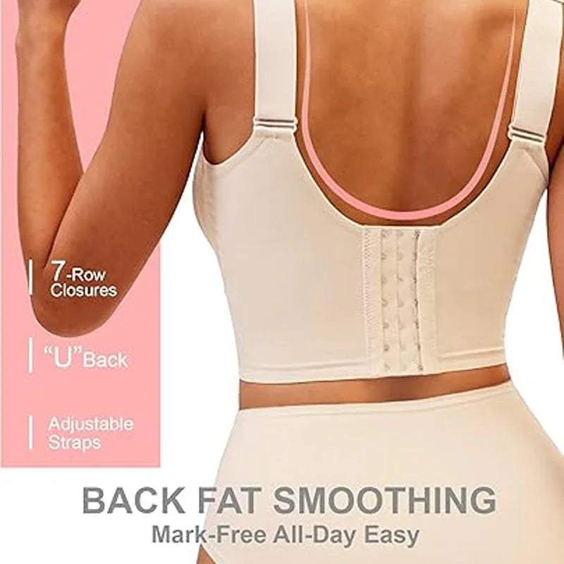 👙 50% OFF NOW!✨ Full Coverage Seamless Support Bra – Anti-Sagging & Side Smoothing – All-Day Comfort 🦋