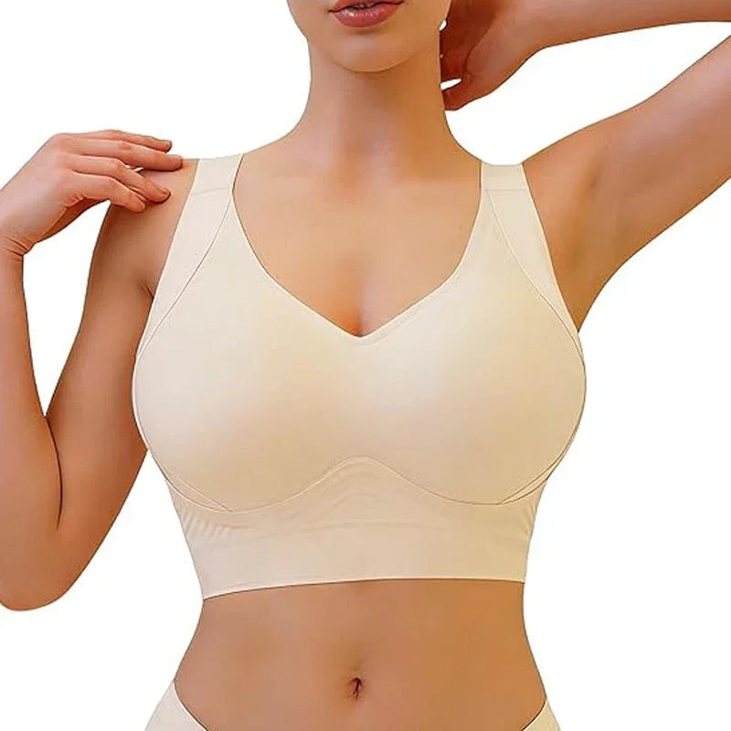 👙 50% OFF NOW!✨ Full Coverage Seamless Support Bra – Anti-Sagging & Side Smoothing – All-Day Comfort 🦋