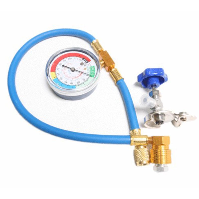 ⏳Time-Limited Special⏰R134a AC Refrigerant Charging Hose with Gauge – Universal & Easy DIY Tool 🔧