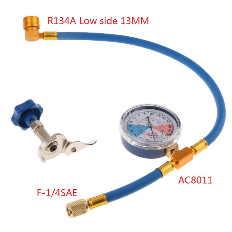 ⏳Time-Limited Special⏰R134a AC Refrigerant Charging Hose with Gauge – Universal & Easy DIY Tool 🔧