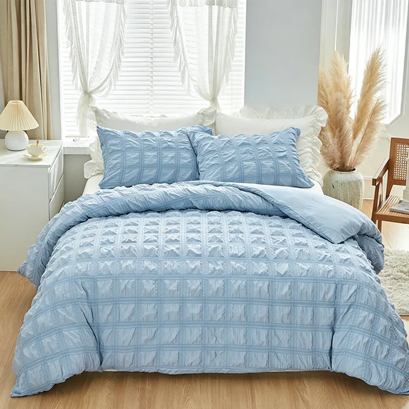 🛏️ 50% OFF NOW! 🏆 3-Piece Pintuck Textured Duvet Cover Set – Wrinkle-resistant, soft microfiber & elegant hotel-style finish – breathable for year-round comfort 🌿