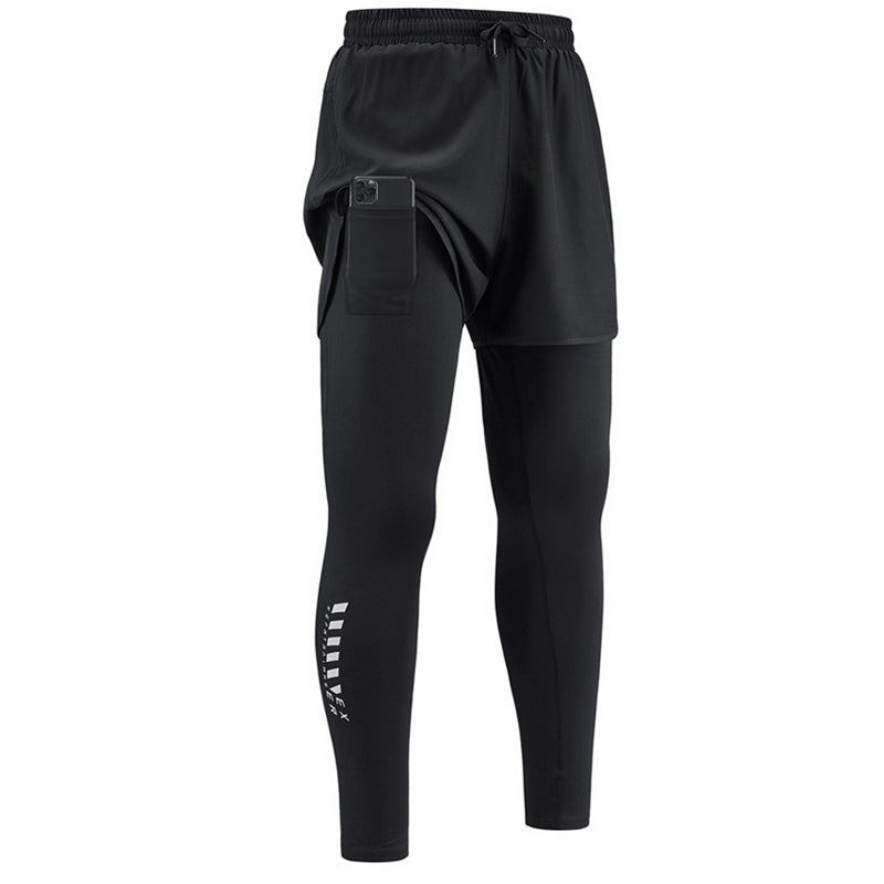 ⏳Time-Limited Special⏰Men's 2-in-1 Running Tights with Shorts