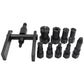 📢📢50% OFF !! ⏰ 10 PCS Motorcycle Bearing Puller Tool Kit – Heavy Duty & Portable – Mechanic Essential 🏍️