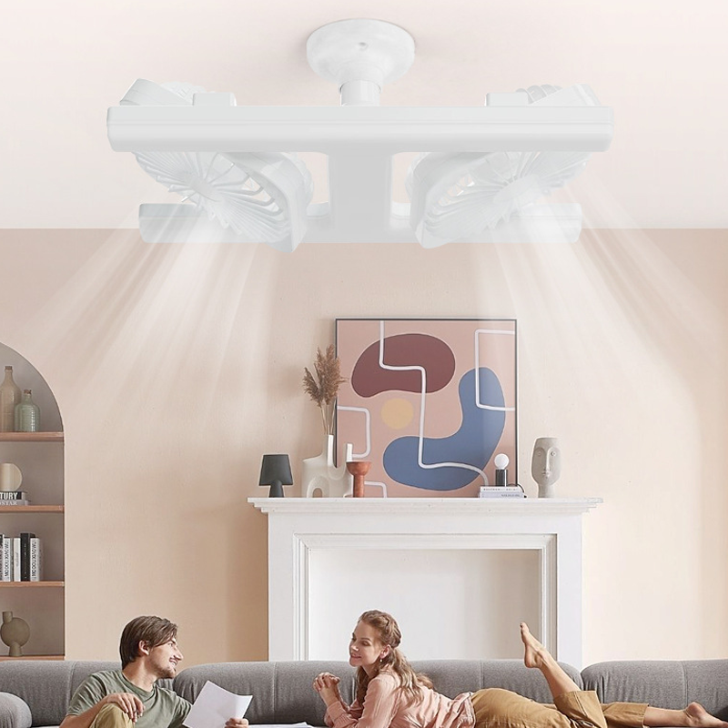 🌀💡2-in-1 LED Ceiling Fan Light – Dual Cooling, Ultra Bright, Tool-Free Install