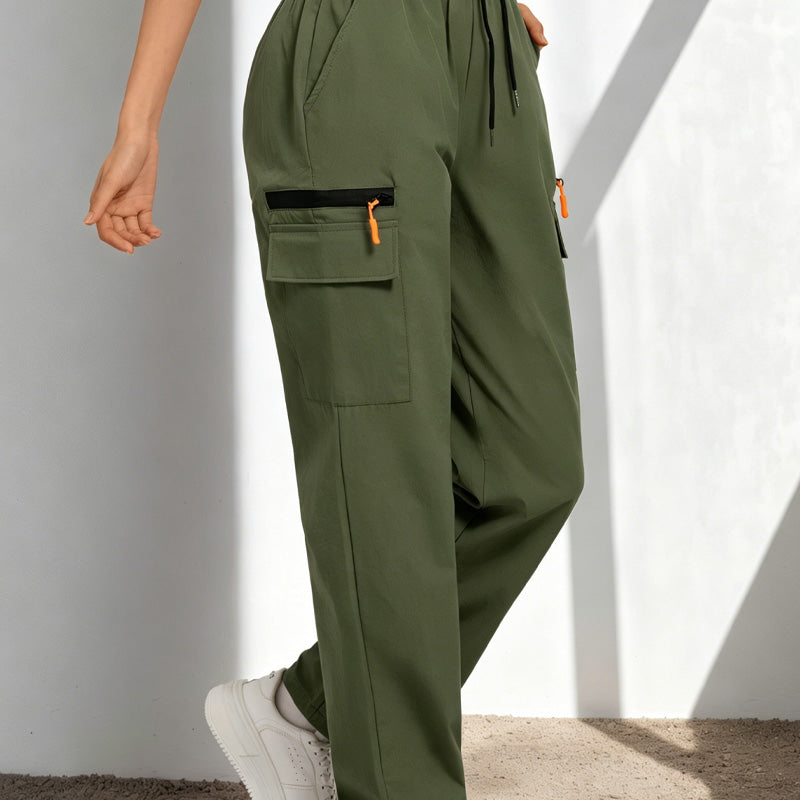 🏆LAST DAY SALE 50% OFF🔥Women's Drawstring Cargo Pants with Pockets