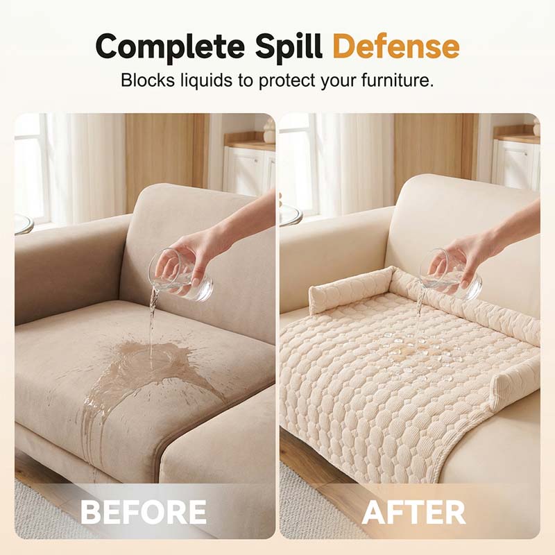 ⏳Limited-time 50% off⏰Cozy Bolstered Pet Couch Protector🛋️🐾