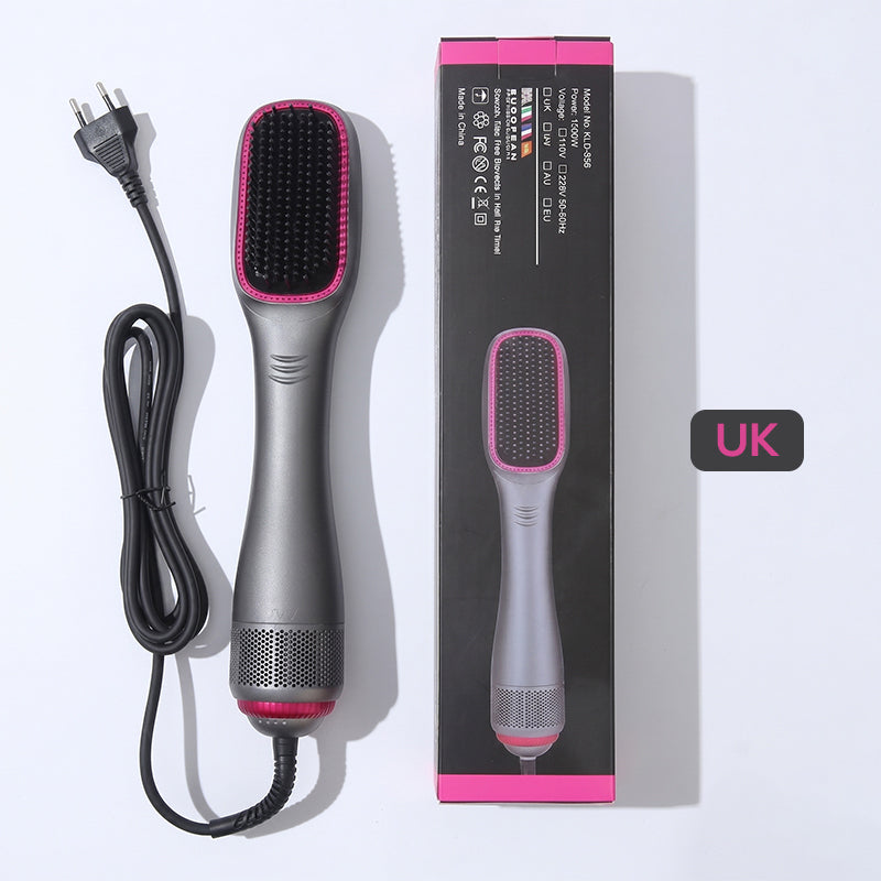 🎉 2026 Sale — Over 162,000 Sold! ✨ 3-in-1 Hot Air Brush – Dry, Detangle & Volumize – Salon-Glossy Results at Home! 🌀