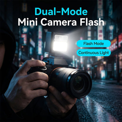 📸 LIMITED-TIME 50% OFF! ✨ Pocket-Sized Camera Flash – Dual Mode, Hot Shoe Mount, USB-C Recharge ⚡