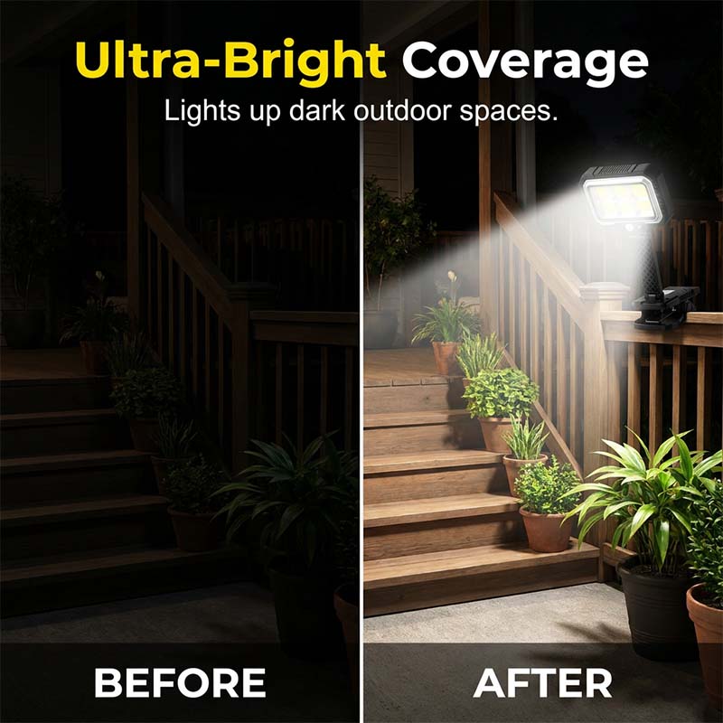 ☀️Limited Discount 50% Off🎁!!Clip-On Solar Motion Sensor Light