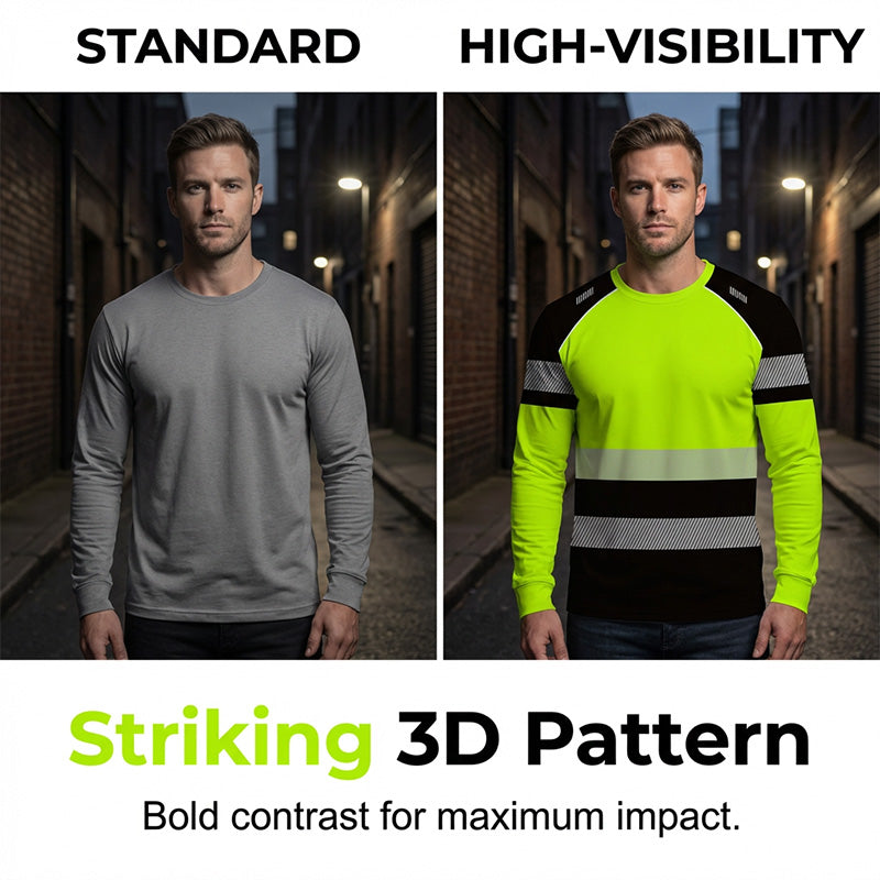 📢📢50% OFF !! ⏰Men's Printed Round-neck Long-sleeve Shirt