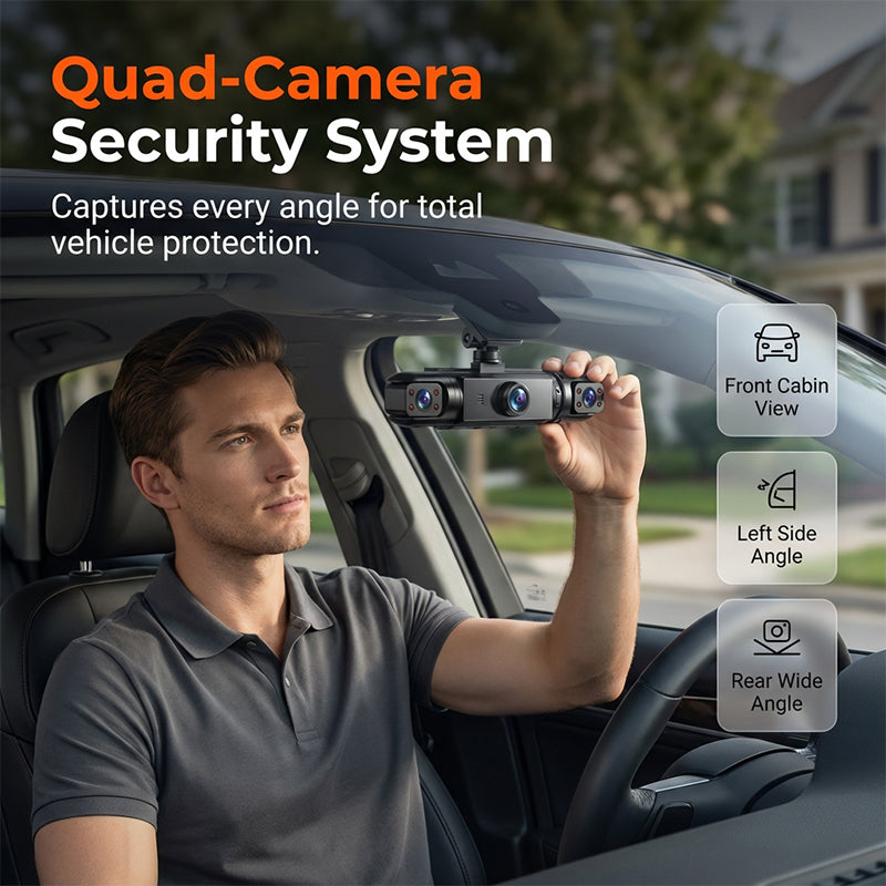 🚗 LIMITED-TIME 50% OFF! ✨ 360° Eagle Eye Parking Camera – 1080P, 4-Way Display, WiFi 📹