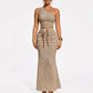 ⏳Limited-time 50% off⏰Elegant Asymmetrical Crop Top and High-Waist Skirt Set👚👗