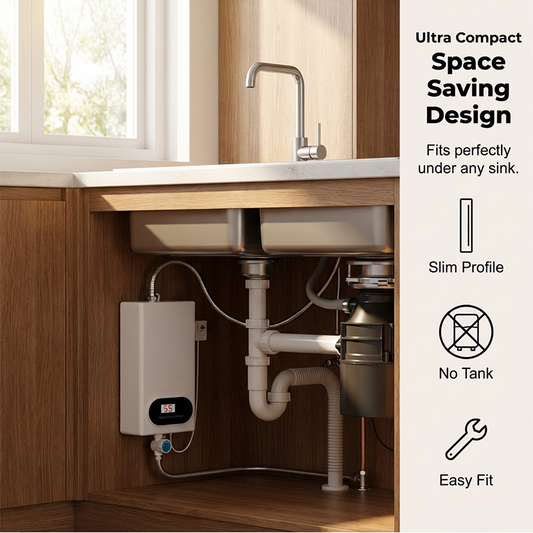 ⏳🔥LIMITED-TIME 50% OFF! ⏰Compact & Safe Instant Electric Water Heater