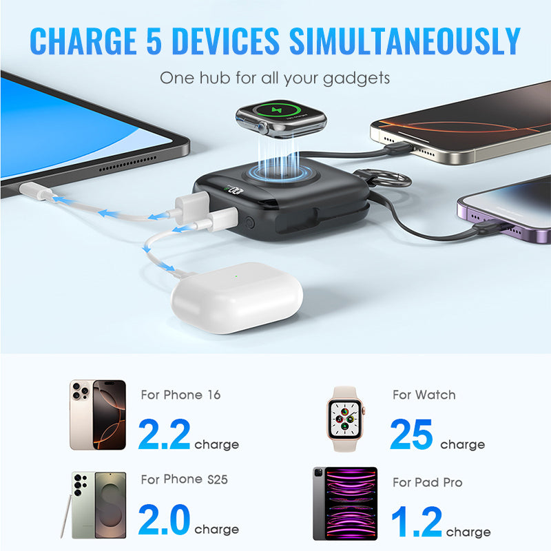 ⏰🔥LIMITED TIME 50% OFF!🔥50K+ SOLD! Portable Magnetic Fast Charging Power Bank