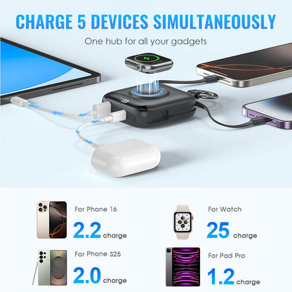 ⏰🔥LIMITED TIME 50% OFF!🔥50K+ SOLD! Portable Magnetic Fast Charging Power Bank