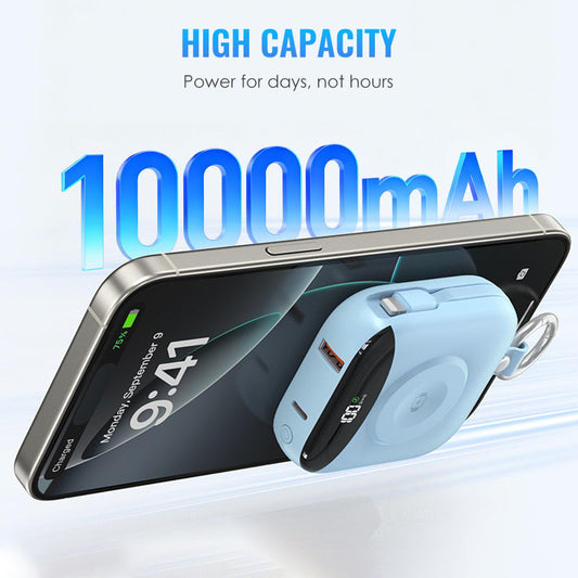 ⏰🔥LIMITED TIME 50% OFF!🔥50K+ SOLD! Portable Magnetic Fast Charging Power Bank