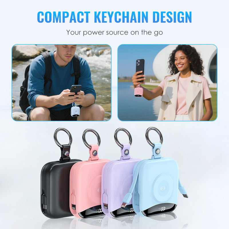 ⏰🔥LIMITED TIME 50% OFF!🔥50K+ SOLD! Portable Magnetic Fast Charging Power Bank