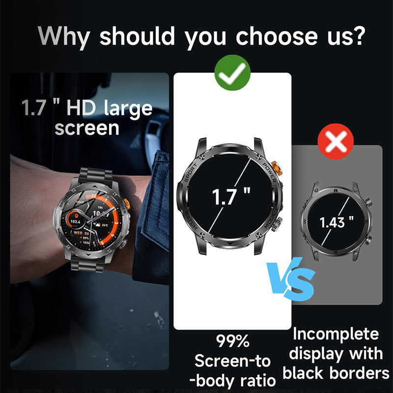 📢📢50% OFF !! ⏰1000mAh Battery Smart Bluetoot Sports Watch