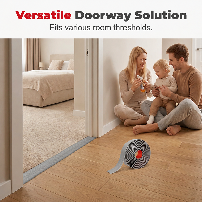⏰🔥LIMITED TIME 50% OFF!🔥50K+ SOLD! Self-Adhesive Flexible Floor Transition Strip