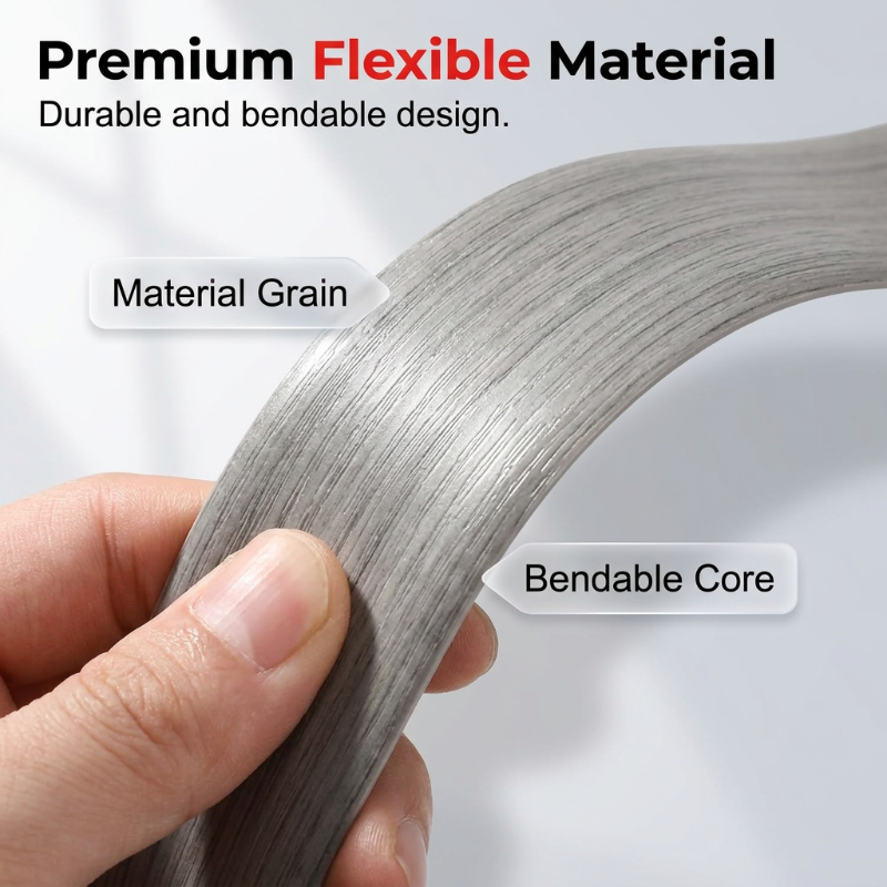 ⏰🔥LIMITED TIME 50% OFF!🔥50K+ SOLD! Self-Adhesive Flexible Floor Transition Strip