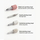 💅Professional Electric Nail Polisher – Smooths thick nails, 99-speed display. Multiple heads for shaping & buffing. 💎