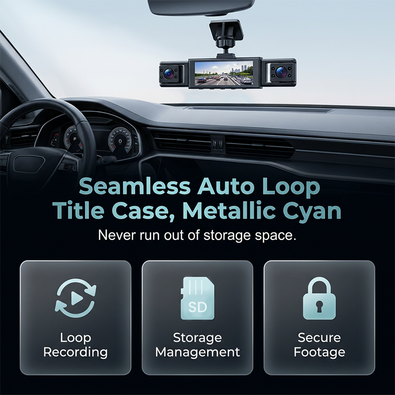 🚗50% OFF!📹360° Protection 4-Channel Dash Cam