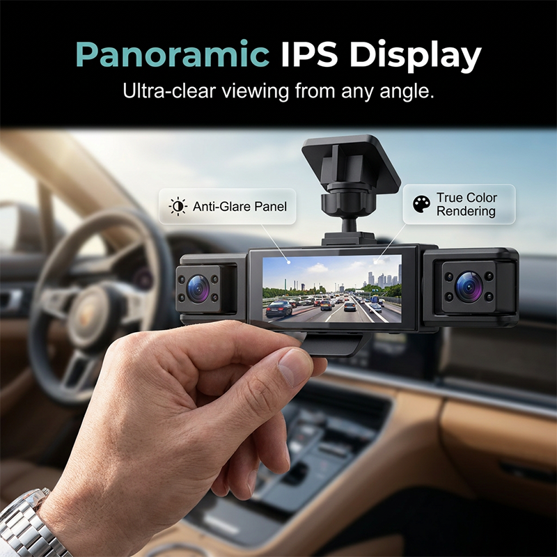 🚗50% OFF!📹360° Protection 4-Channel Dash Cam