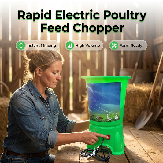 🎉 2026 Sale — Over 49,000 Sold ⚡ Electric Poultry Feed Processing Chopper 🐔