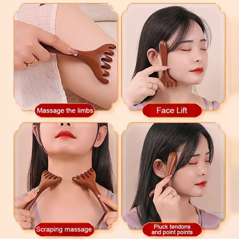 🔥BUY 1 GET 1 FREE & Only $9.99!💥✨Six-claw Meridian Massage Comb🌿💆‍♀️
