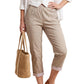 🎁New Arrival 50% OFF💥Women Casual Slim Fit Cropped Pants