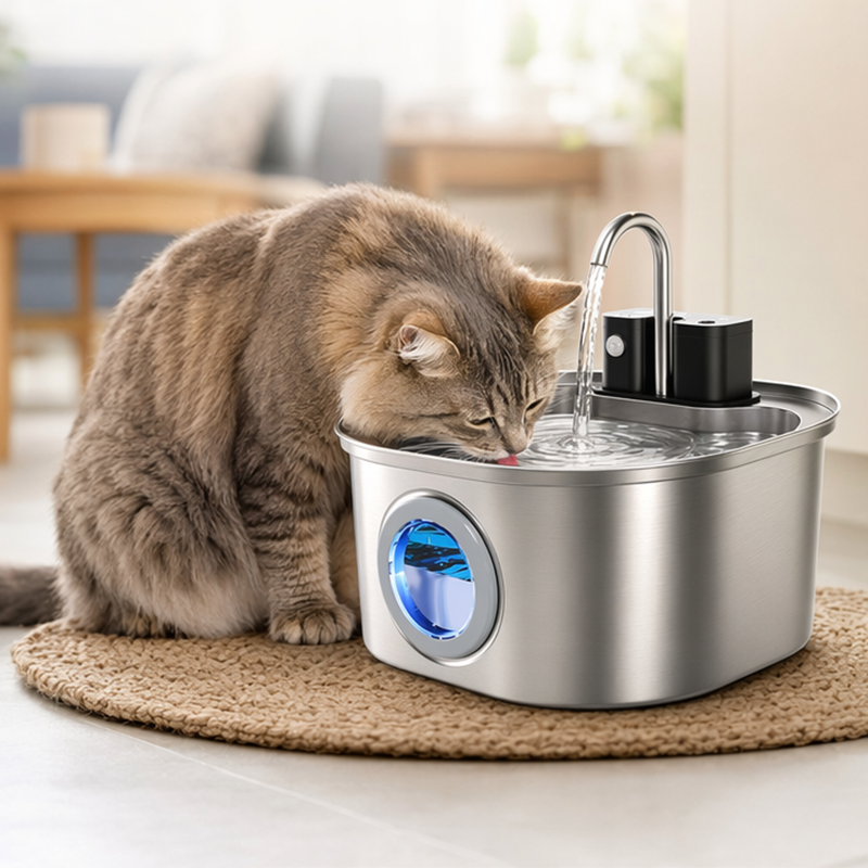 ⏰💰 50% OFF – Pet Fountain – Running Water for Healthier Pets! | 3-Stage Filtration | Encourages Drinking 🐱🐶💧✨