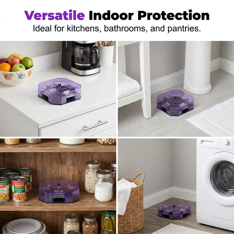 🔥Reusable Effective Roach Trap🪳😰Non-Toxic Sticky Cockroach Catcher for Kitchen Home Indoor Pest Control🚫