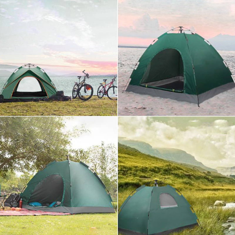🏕️ 50% Off! ⛺ Automatic Quick Pop-Up Waterproof Camping Tent — Pop-up design, waterproof and UV-resistant — Fits 2–3 people — Perfect for the beach, music festivals, or forest adventures 🌧️