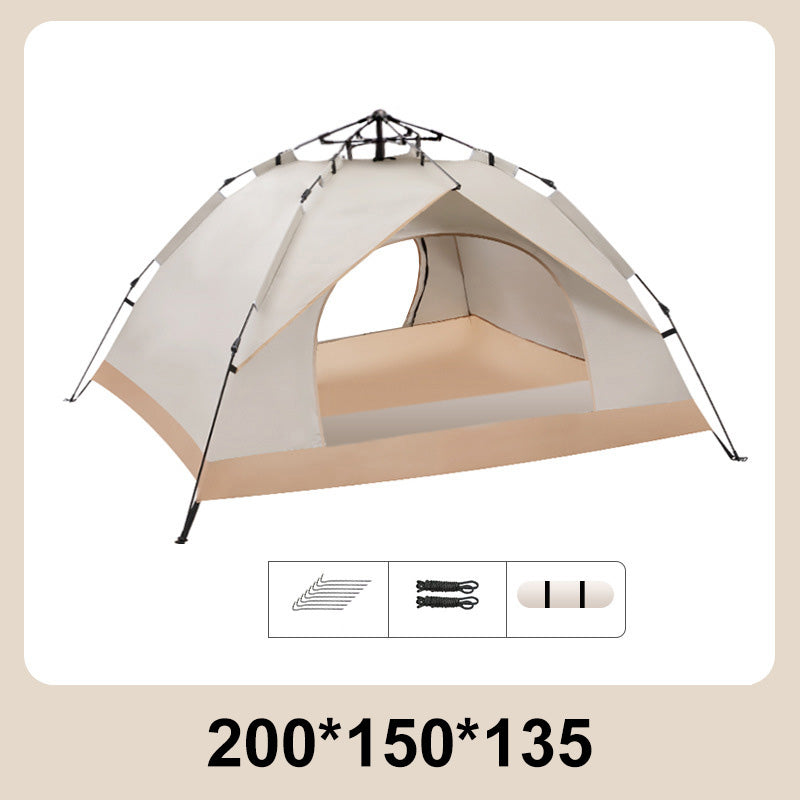 🏕️ 50% Off! ⛺ Automatic Quick Pop-Up Waterproof Camping Tent — Pop-up design, waterproof and UV-resistant — Fits 2–3 people — Perfect for the beach, music festivals, or forest adventures 🌧️