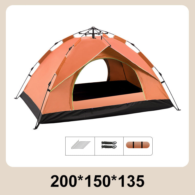 🏕️ 50% Off! ⛺ Automatic Quick Pop-Up Waterproof Camping Tent — Pop-up design, waterproof and UV-resistant — Fits 2–3 people — Perfect for the beach, music festivals, or forest adventures 🌧️