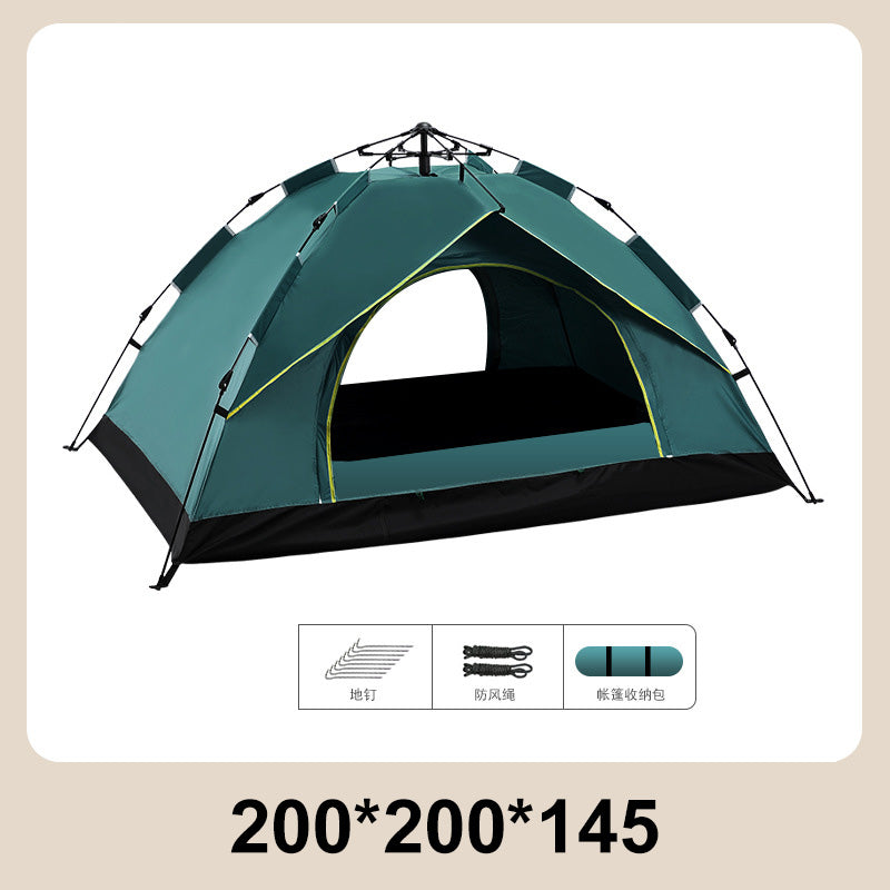 🏕️ 50% Off! ⛺ Automatic Quick Pop-Up Waterproof Camping Tent — Pop-up design, waterproof and UV-resistant — Fits 2–3 people — Perfect for the beach, music festivals, or forest adventures 🌧️