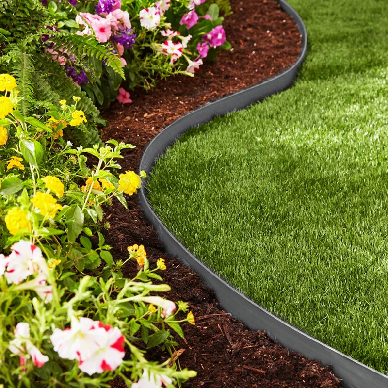 📢📢50% OFF !! ⏰Garden Edging Roll 10m with 30 Pegs🏡Roll It Out, Peg It Down – Neat Borders in Minutes ✨