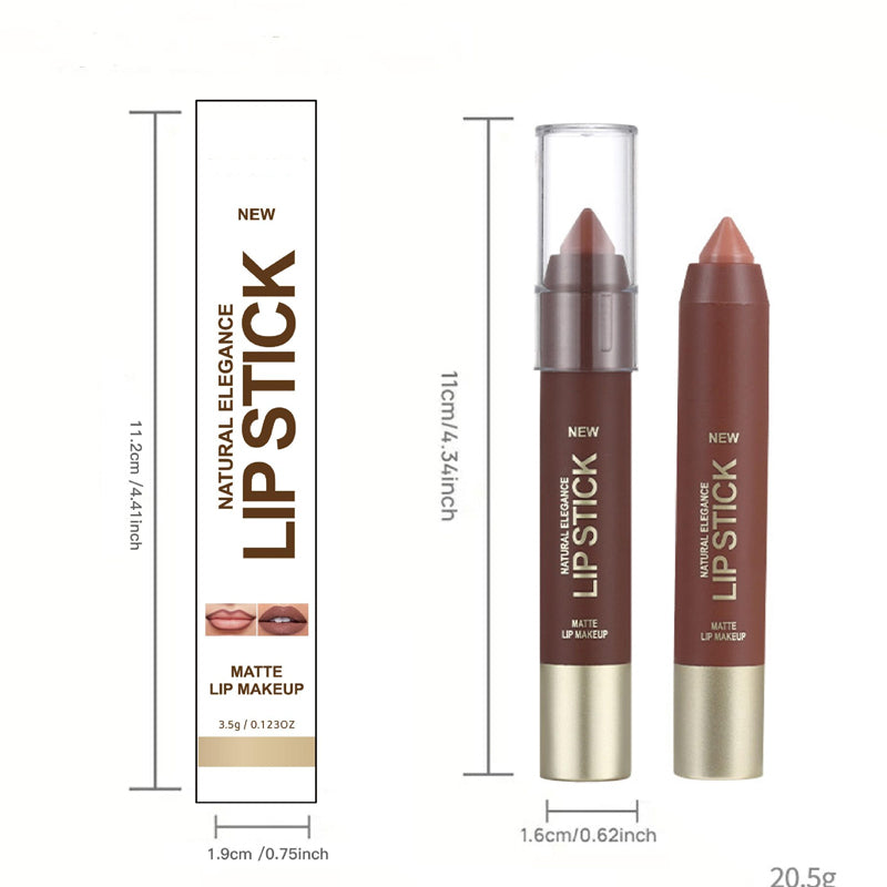 💄 Long-Lasting Matte Lip Crayon for Women – 2-in-1 Liner & Lipstick – Hydrating, Non-Drying & Precision Triangular Tip – 6 Colors ✨