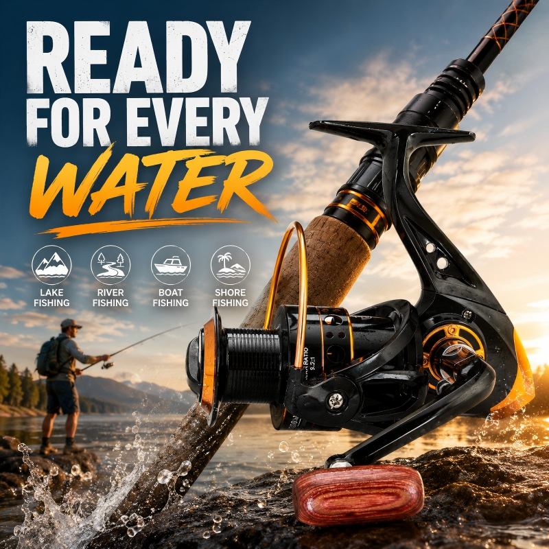 🎉 2026 Sale — Over 28,000 Sold! 💞 CNC Spool Spinning Fishing Reel