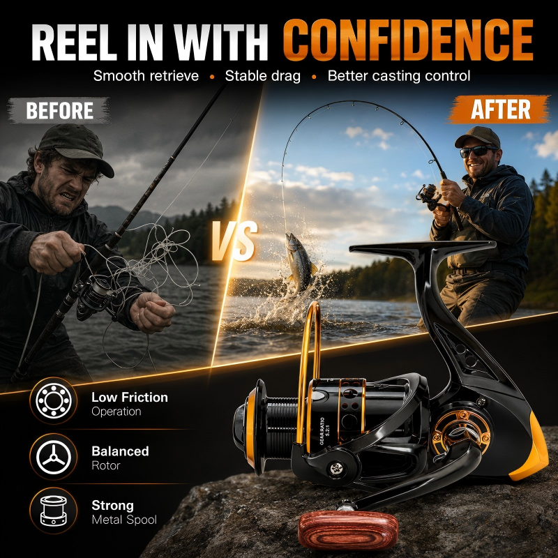 🎉 2026 Sale — Over 28,000 Sold! 💞 CNC Spool Spinning Fishing Reel