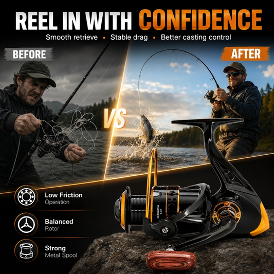 🎉 2026 Sale — Over 28,000 Sold! 💞 CNC Spool Spinning Fishing Reel