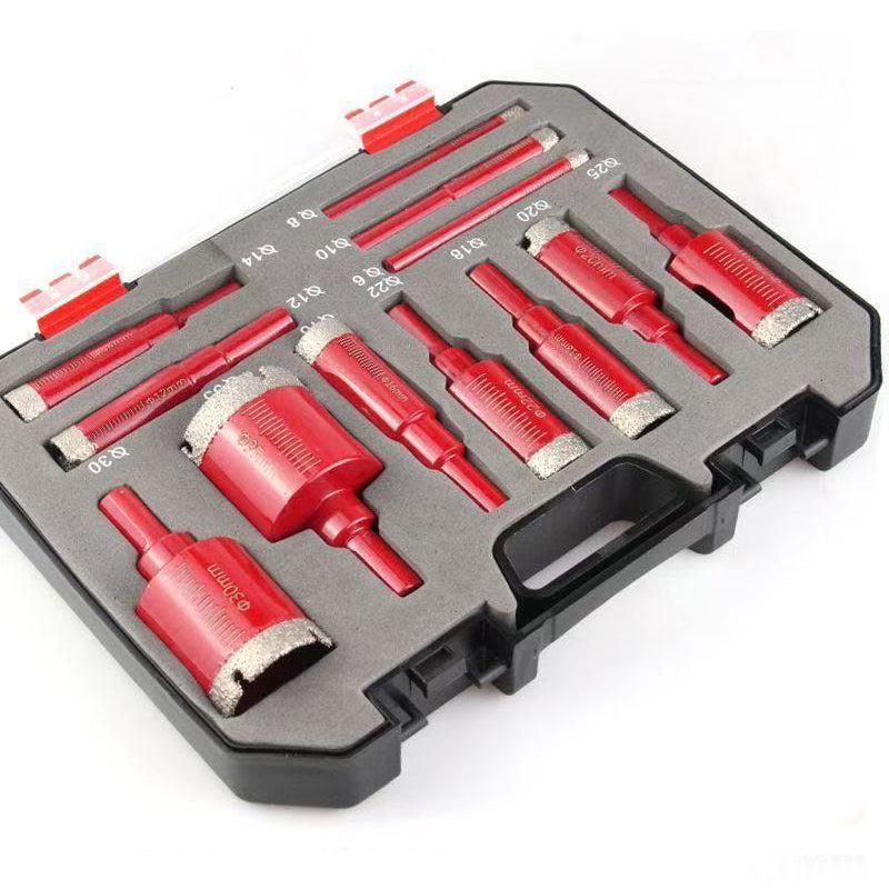 🔥Limited 50% Off！🏭Direct from Factory！👨‍🔧Craftsmen Approved！🛠️Professional Dry Drilling Hole Saw Kit (6-35mm)