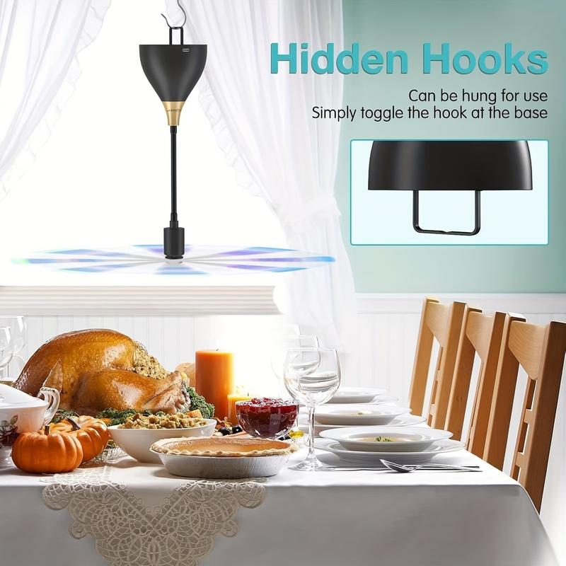 🪰 2026 Sale — Over 31,000 Sold! ✨ Smart Fly Repellent Fan – Holographic Blades & Portable 🧺