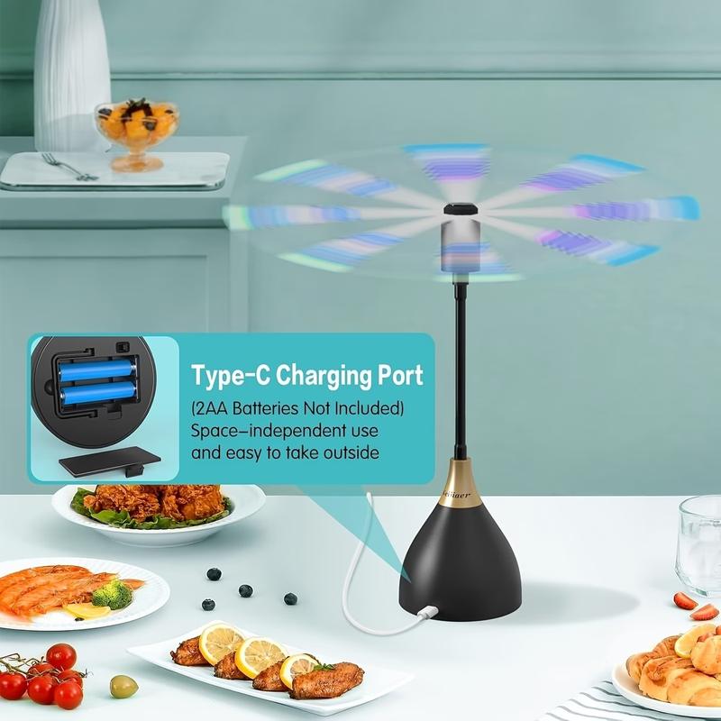 🪰 2026 Sale — Over 31,000 Sold! ✨ Smart Fly Repellent Fan – Holographic Blades & Portable 🧺