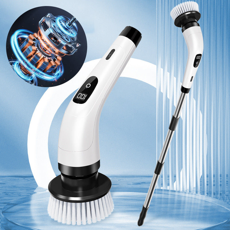 📢📢50% OFF !! ⏰🧽8-in-1 Electric Cleaning Brush Set for Home Use