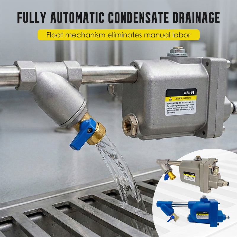 📢📢50% OFF !! ⏰Zero Air Loss Automatic Drain Valve