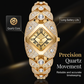 🎉 LIMITED TIME 50% OFF! ⌚ Rhombus Dial Watch – Geometric Sparkle Elegance ✨
