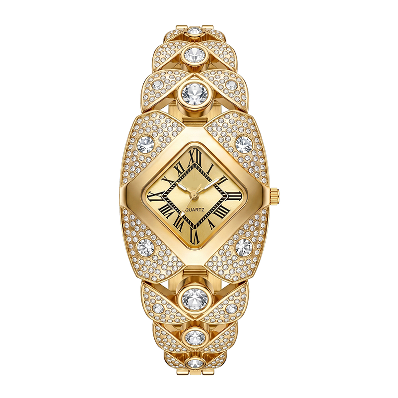 🎉 LIMITED TIME 50% OFF! ⌚ Rhombus Dial Watch – Geometric Sparkle Elegance ✨