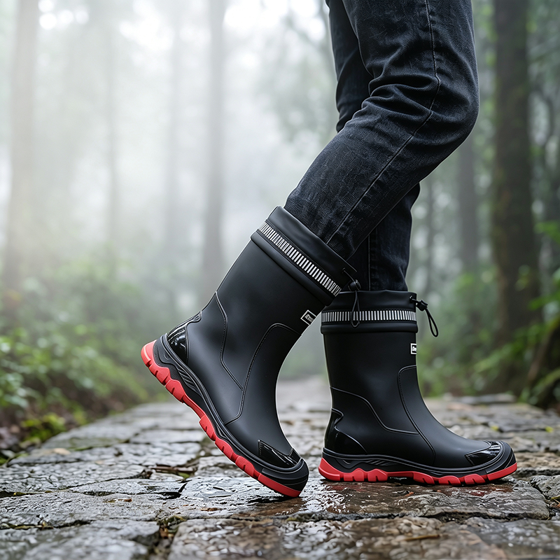 🎉 LIMITED TIME 50% OFF! 🥾 Waterproof Rain Boots – Grip Muddy Trails, Stay Dry in Style 🌧️
